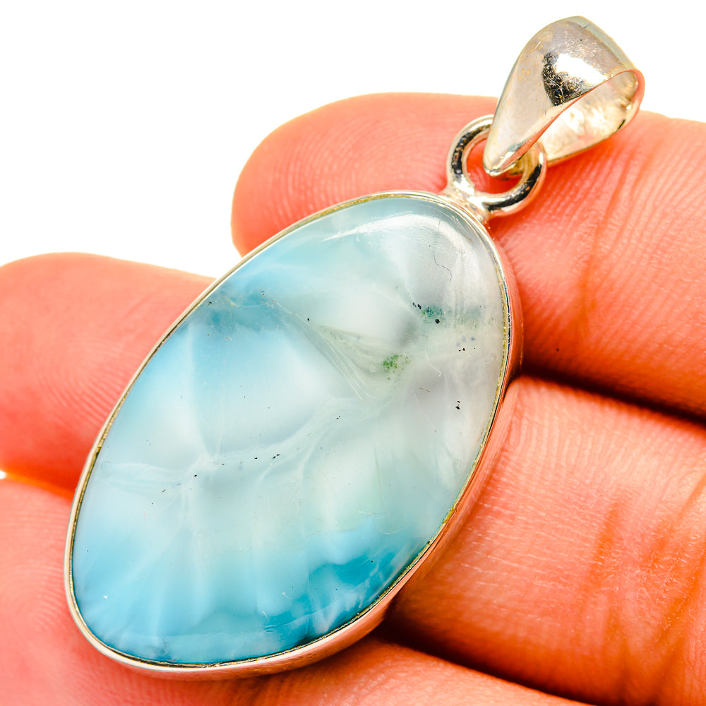 Larimar Pendants handcrafted by Anasilvercos - PD8923