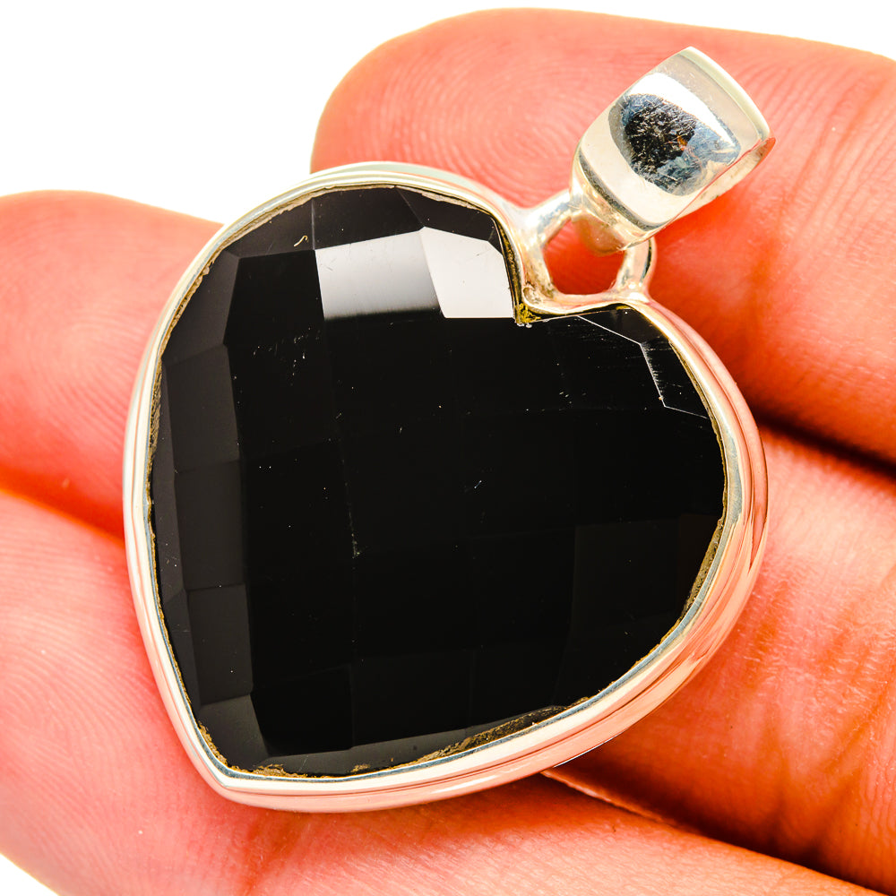 Black Onyx Pendants handcrafted by Anasilvercos - PD8939