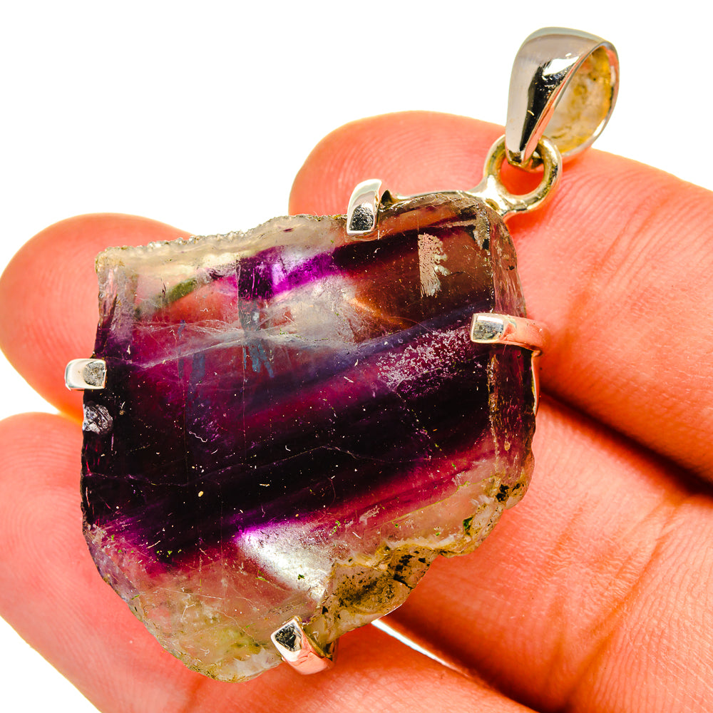 Fluorite Pendants handcrafted by Anasilvercos - PD8944