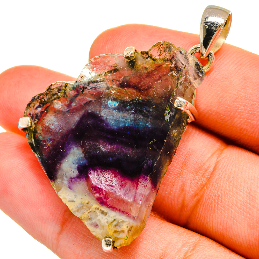 Fluorite Pendants handcrafted by Anasilvercos - PD8946