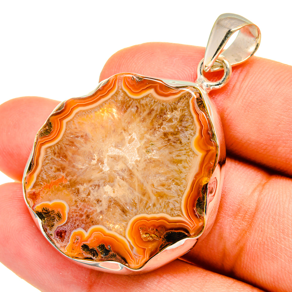 Yellow Geode Slice Pendants handcrafted by Anasilvercos - PD8948