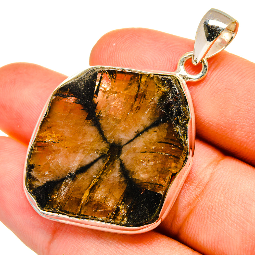 Chiastolite Pendants handcrafted by Anasilvercos - PD8954