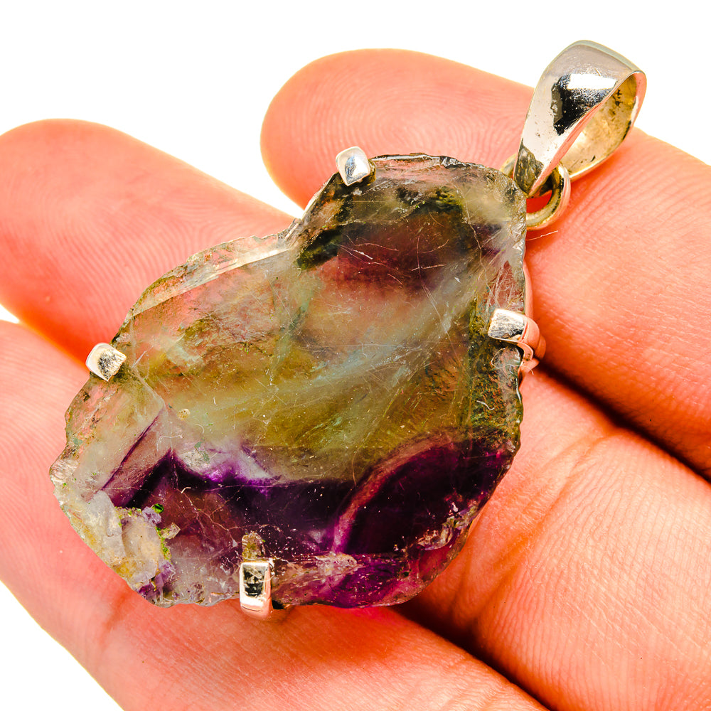 Fluorite Pendants handcrafted by Anasilvercos - PD8956