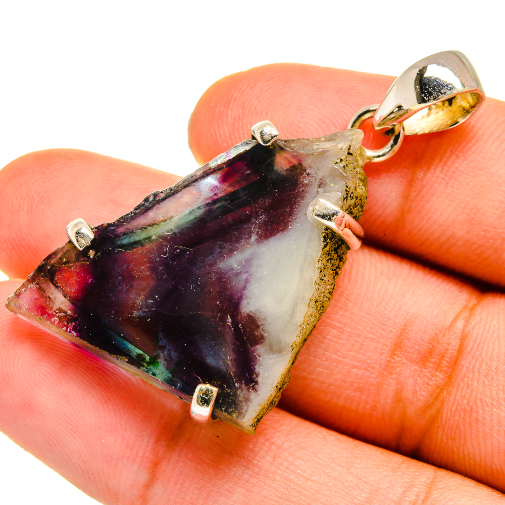Fluorite Pendants handcrafted by Anasilvercos - PD8960