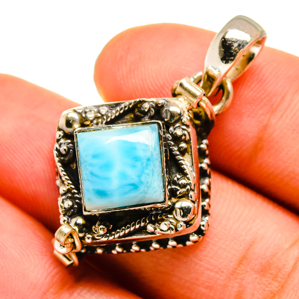 Larimar Pendants handcrafted by Anasilvercos - PD9008