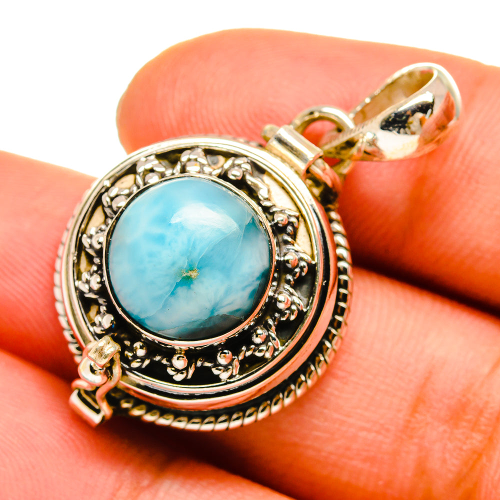 Larimar Pendants handcrafted by Anasilvercos - PD9010