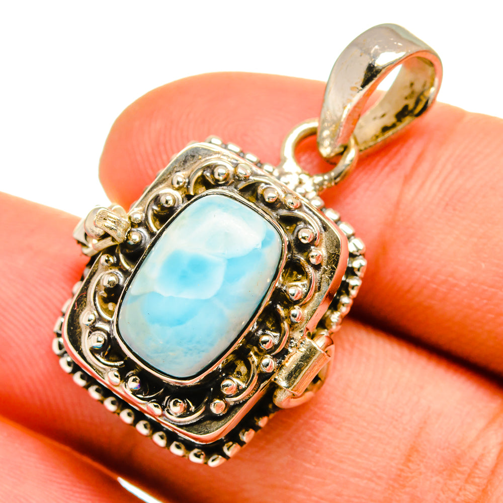Larimar Pendants handcrafted by Anasilvercos - PD9011