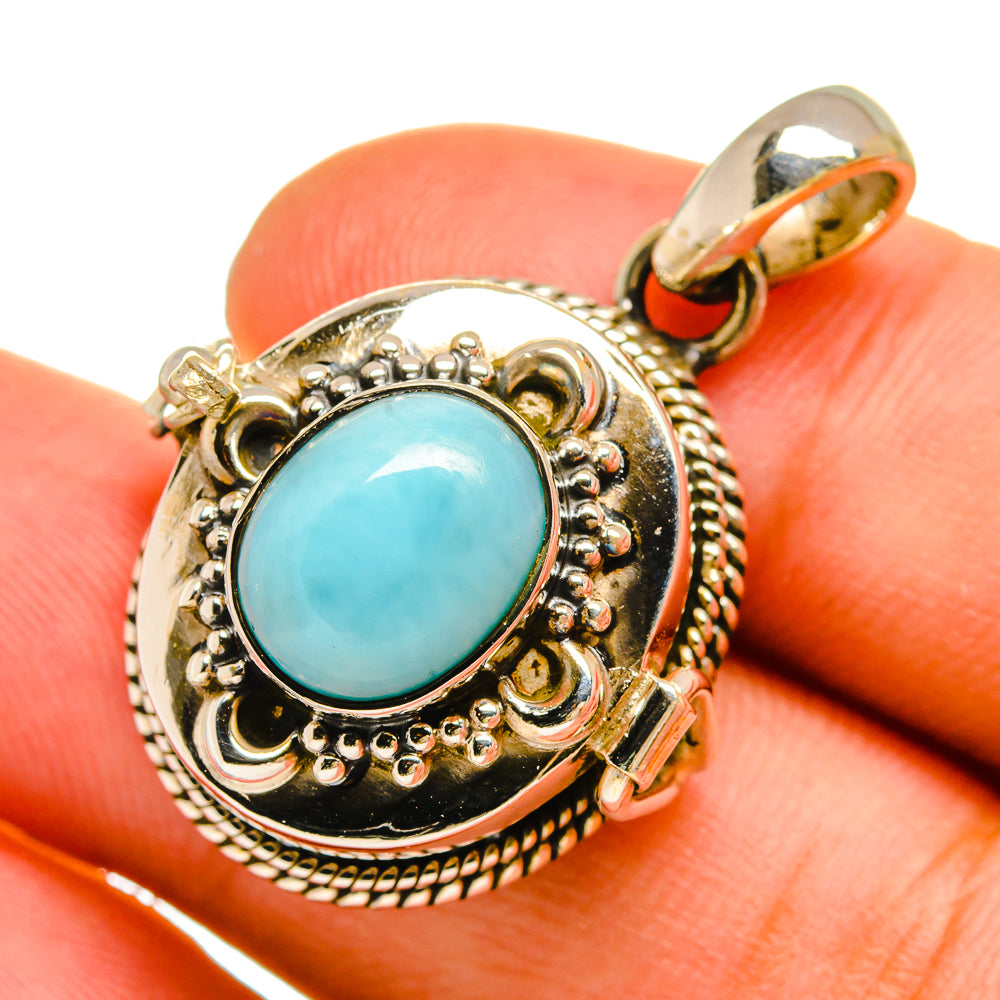 Larimar Pendants handcrafted by Anasilvercos - PD9012