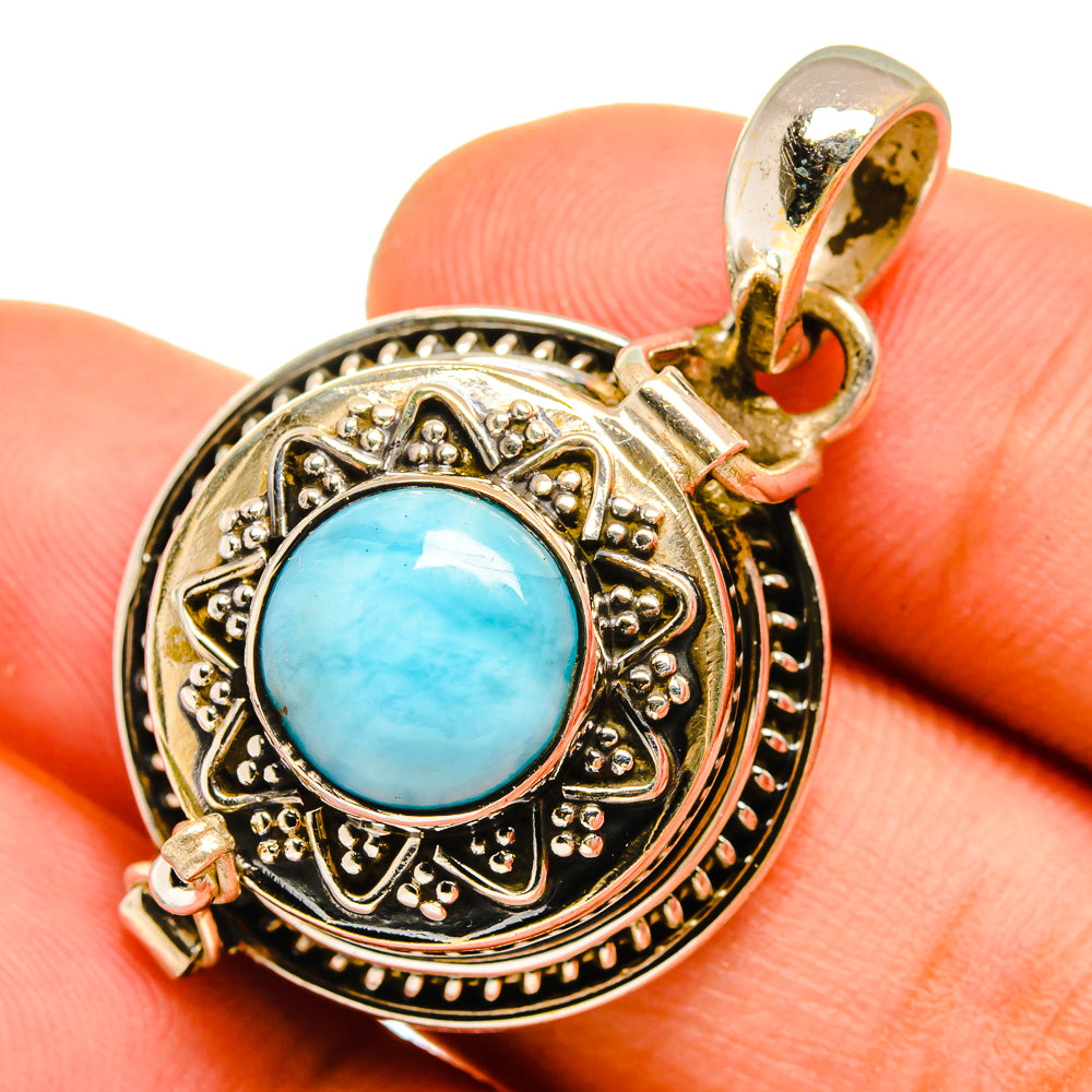 Larimar Pendants handcrafted by Anasilvercos - PD9013