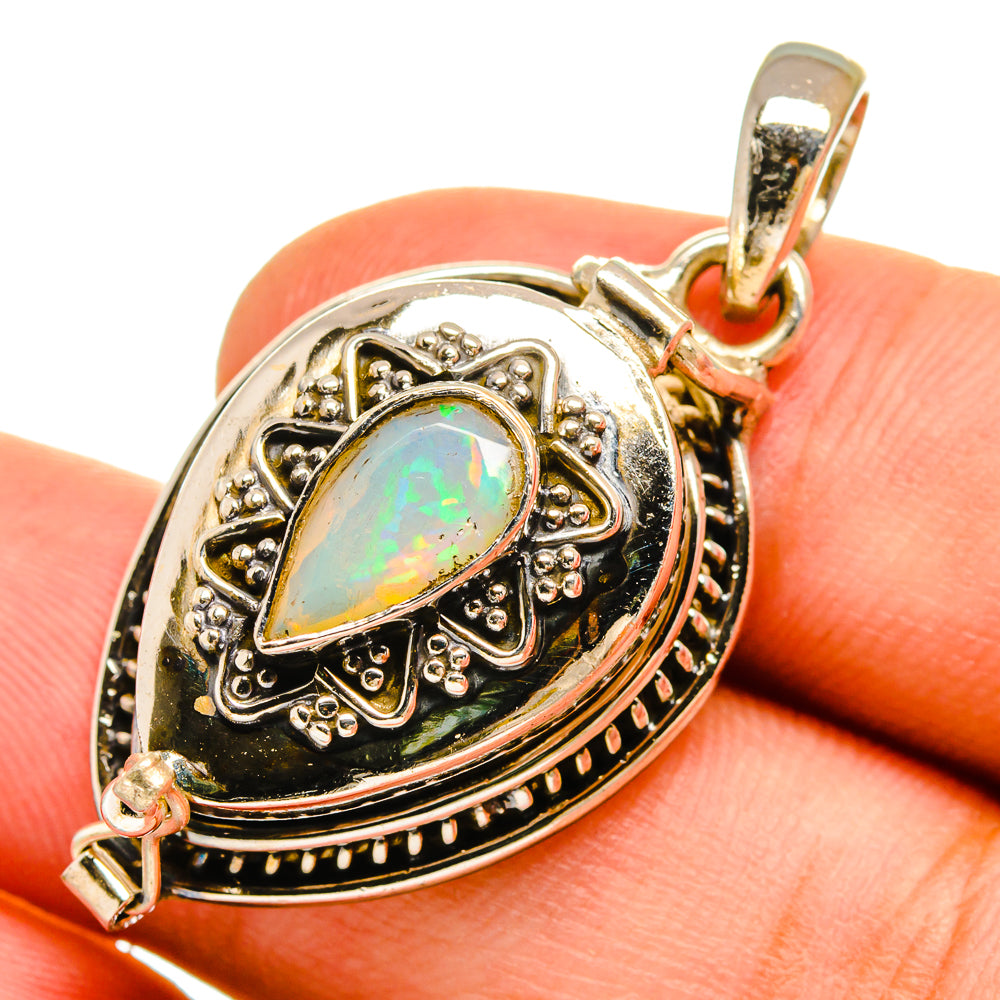 Ethiopian Opal Pendants handcrafted by Anasilvercos - PD9022