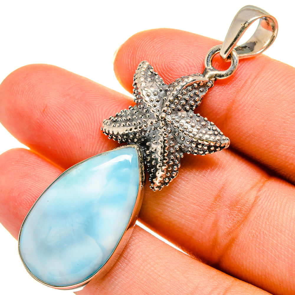 Larimar Pendants handcrafted by Anasilvercos - PD9048