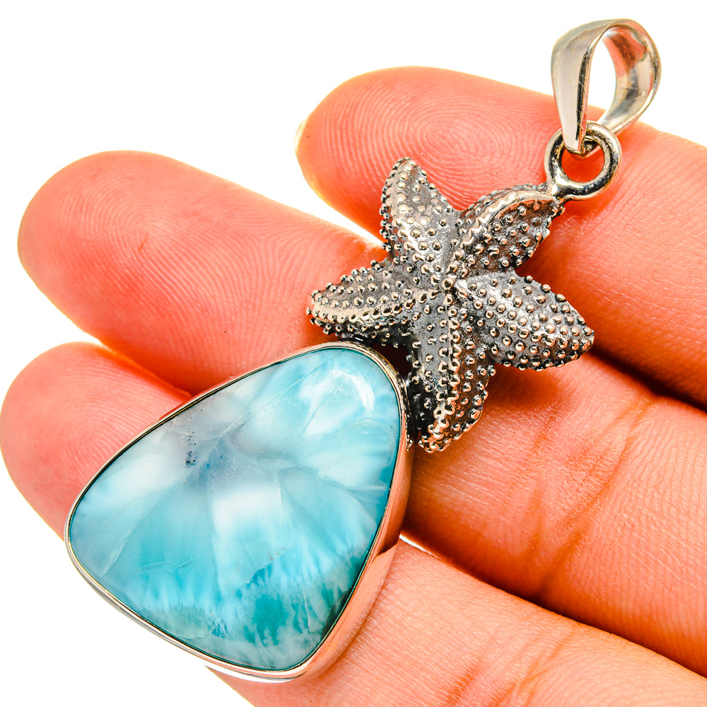 Larimar Pendants handcrafted by Anasilvercos - PD9049