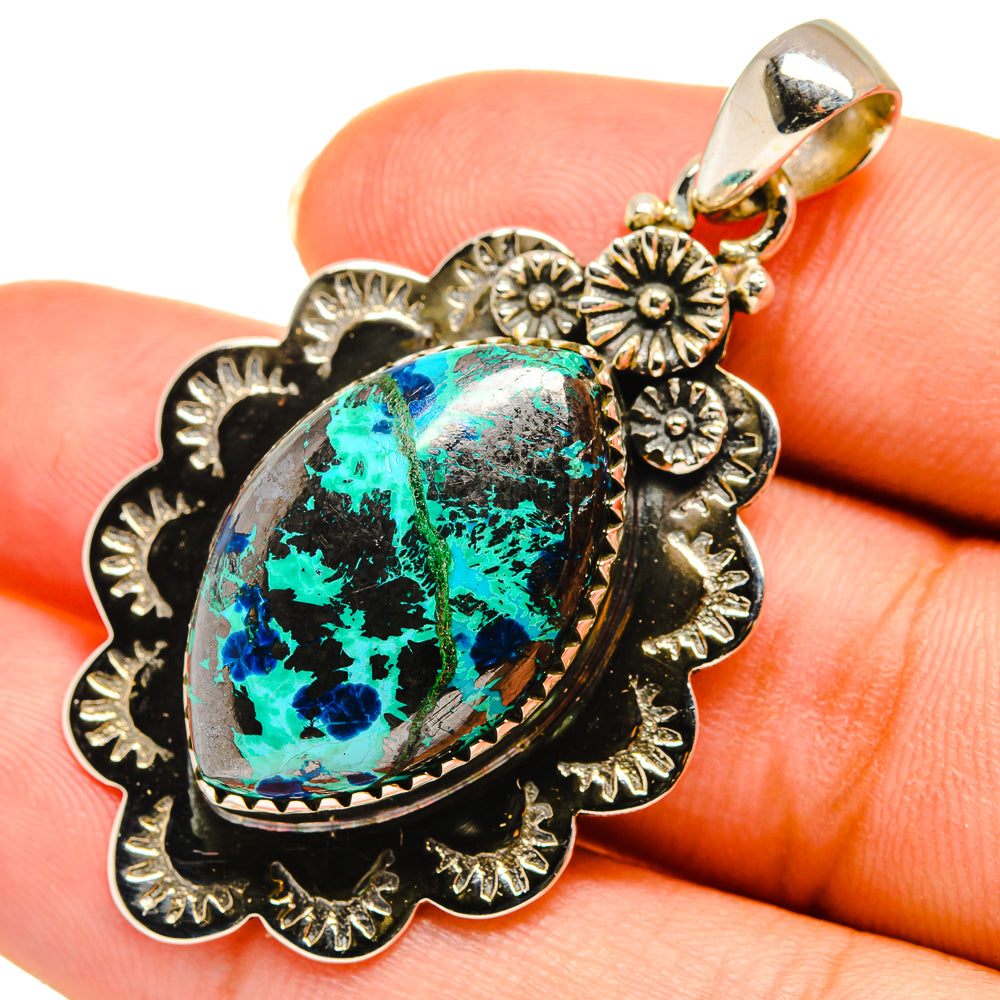 Shattuckite Pendants handcrafted by Anasilvercos - PD9074