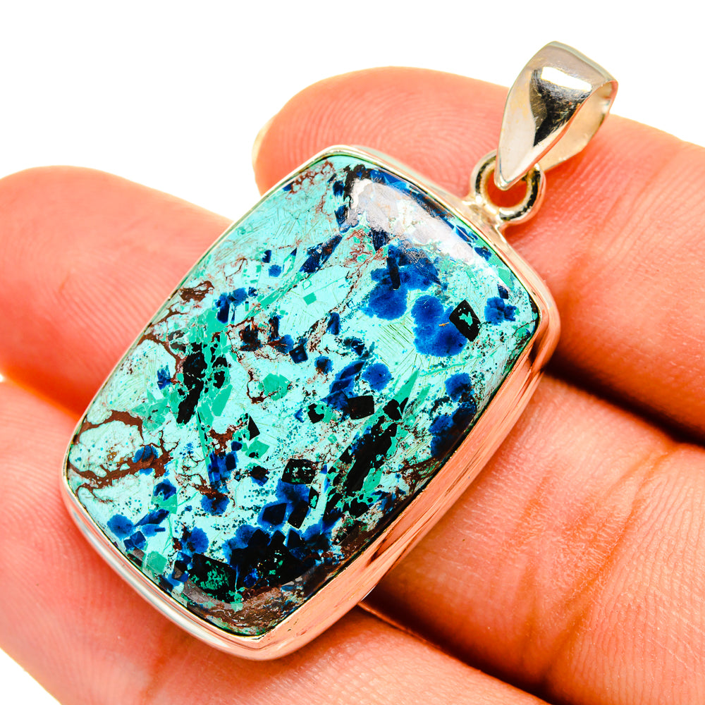Shattuckite Pendants handcrafted by Anasilvercos - PD9078
