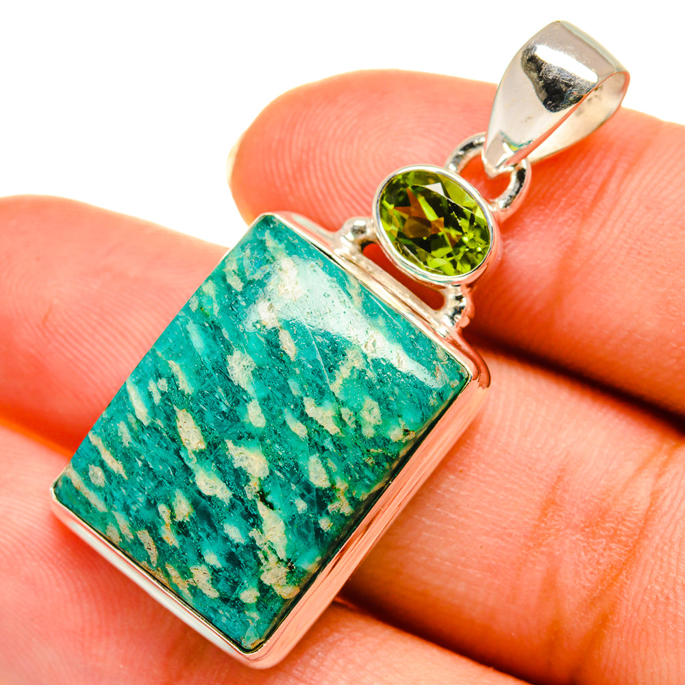Amazonite Pendants handcrafted by Anasilvercos - PD9082
