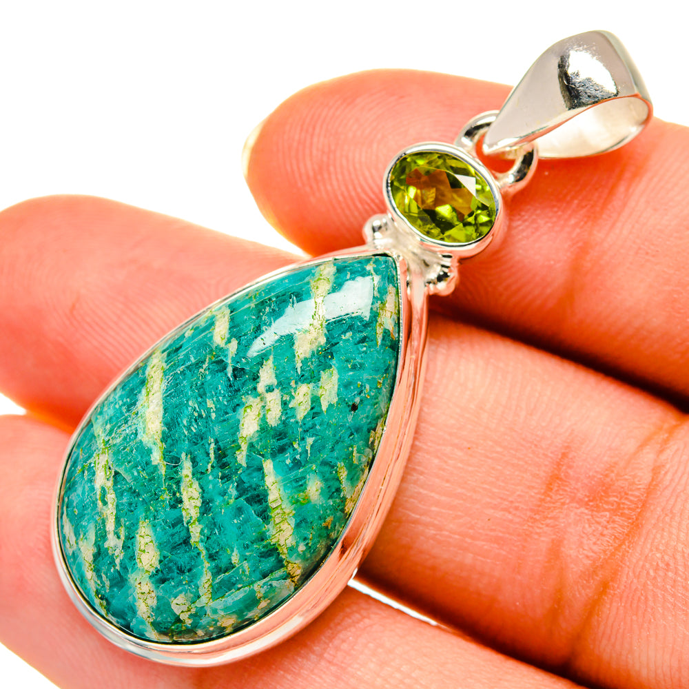 Amazonite Pendants handcrafted by Anasilvercos - PD9084
