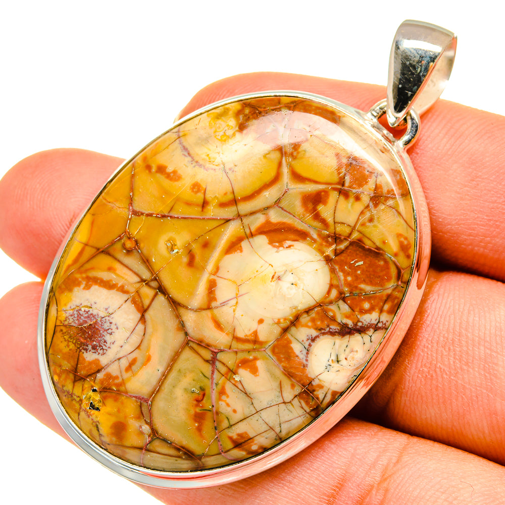 Poppy Jasper Pendants handcrafted by Anasilvercos - PD9131
