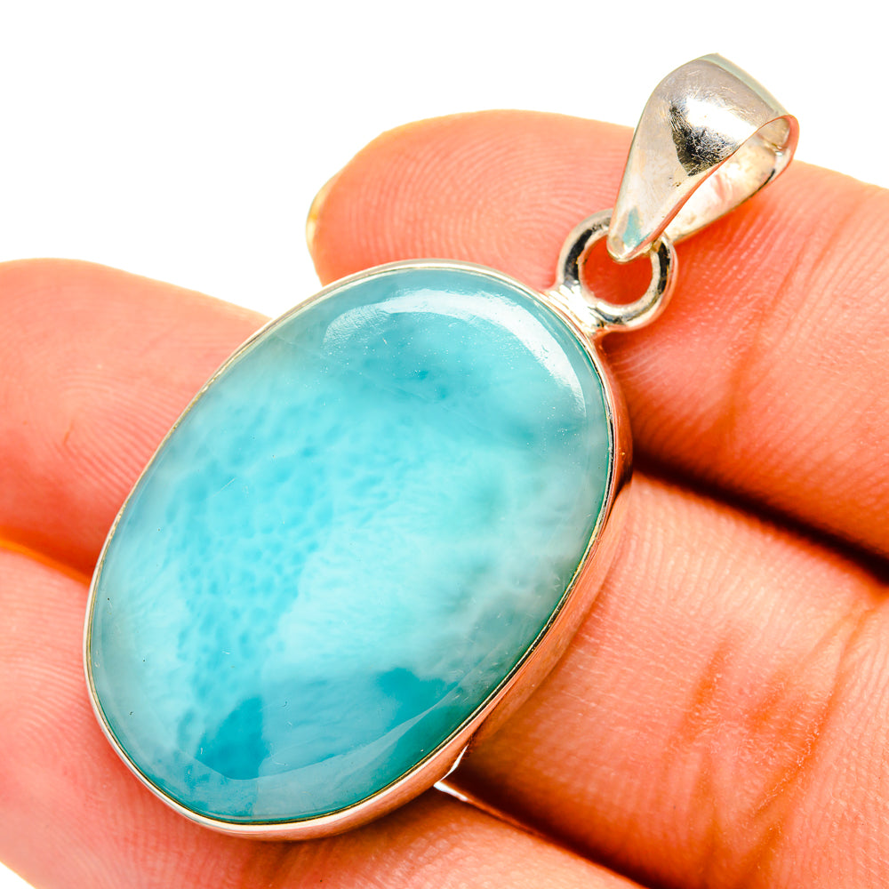 Larimar Pendants handcrafted by Anasilvercos - PD9145