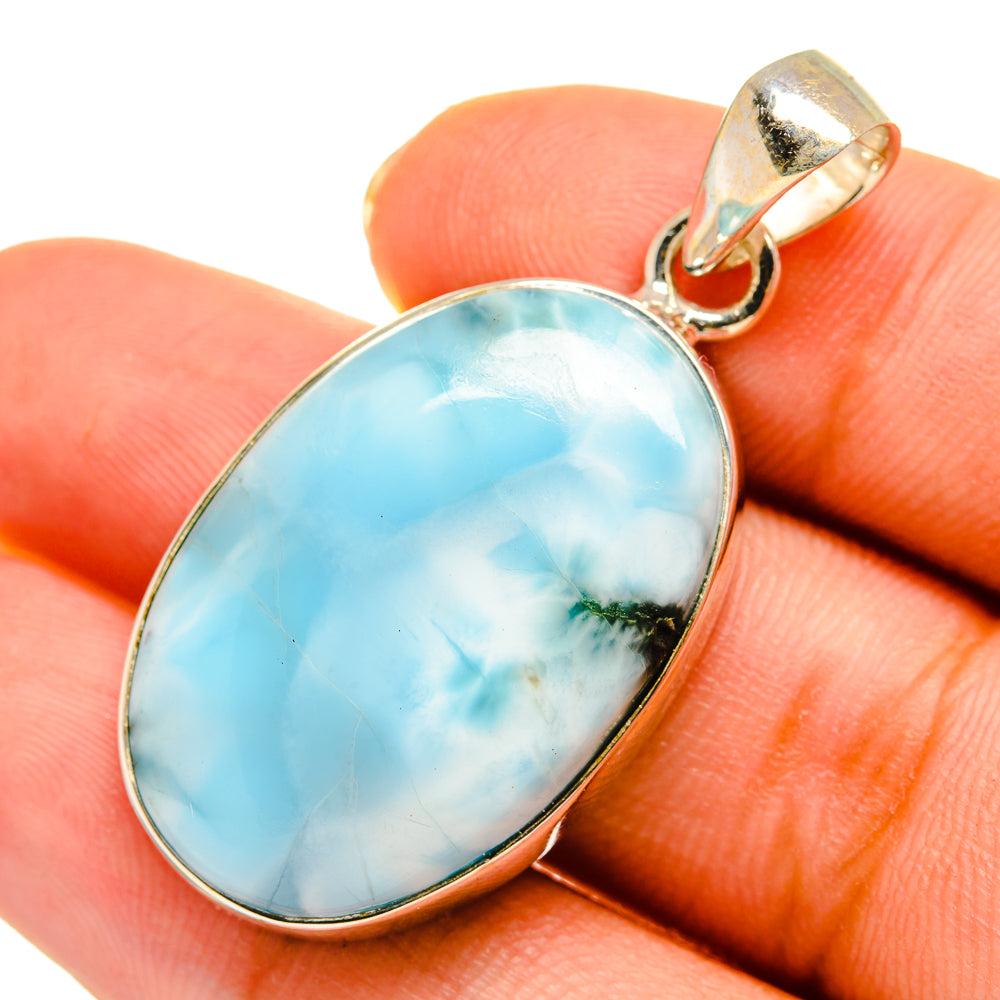 Larimar Pendants handcrafted by Anasilvercos - PD9146