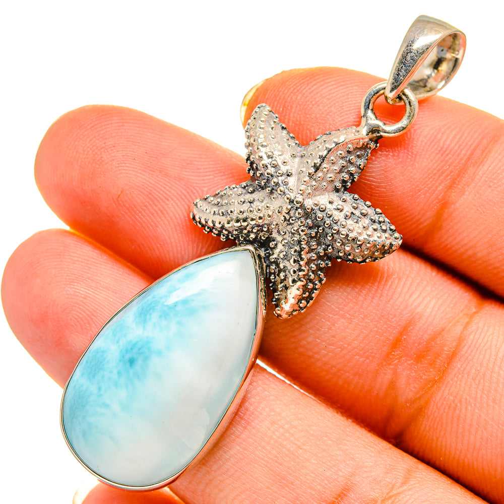 Larimar Pendants handcrafted by Anasilvercos - PD9154