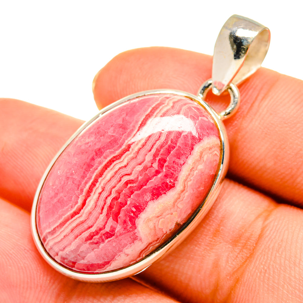 Rhodochrosite Pendants handcrafted by Anasilvercos - PD9166