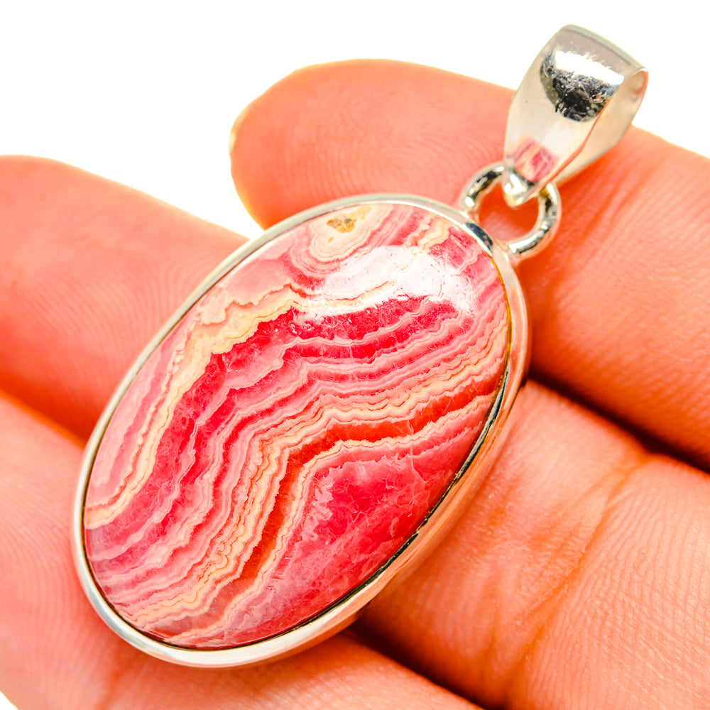 Rhodochrosite Pendants handcrafted by Anasilvercos - PD9169