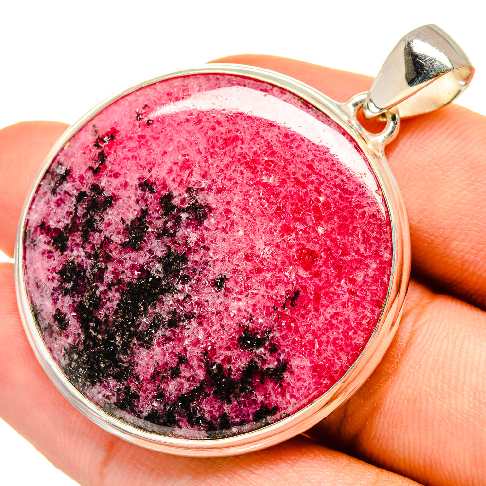 Rhodonite Pendants handcrafted by Anasilvercos - PD9178