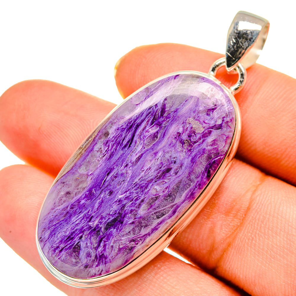 Charoite Pendants handcrafted by Anasilvercos - PD9188