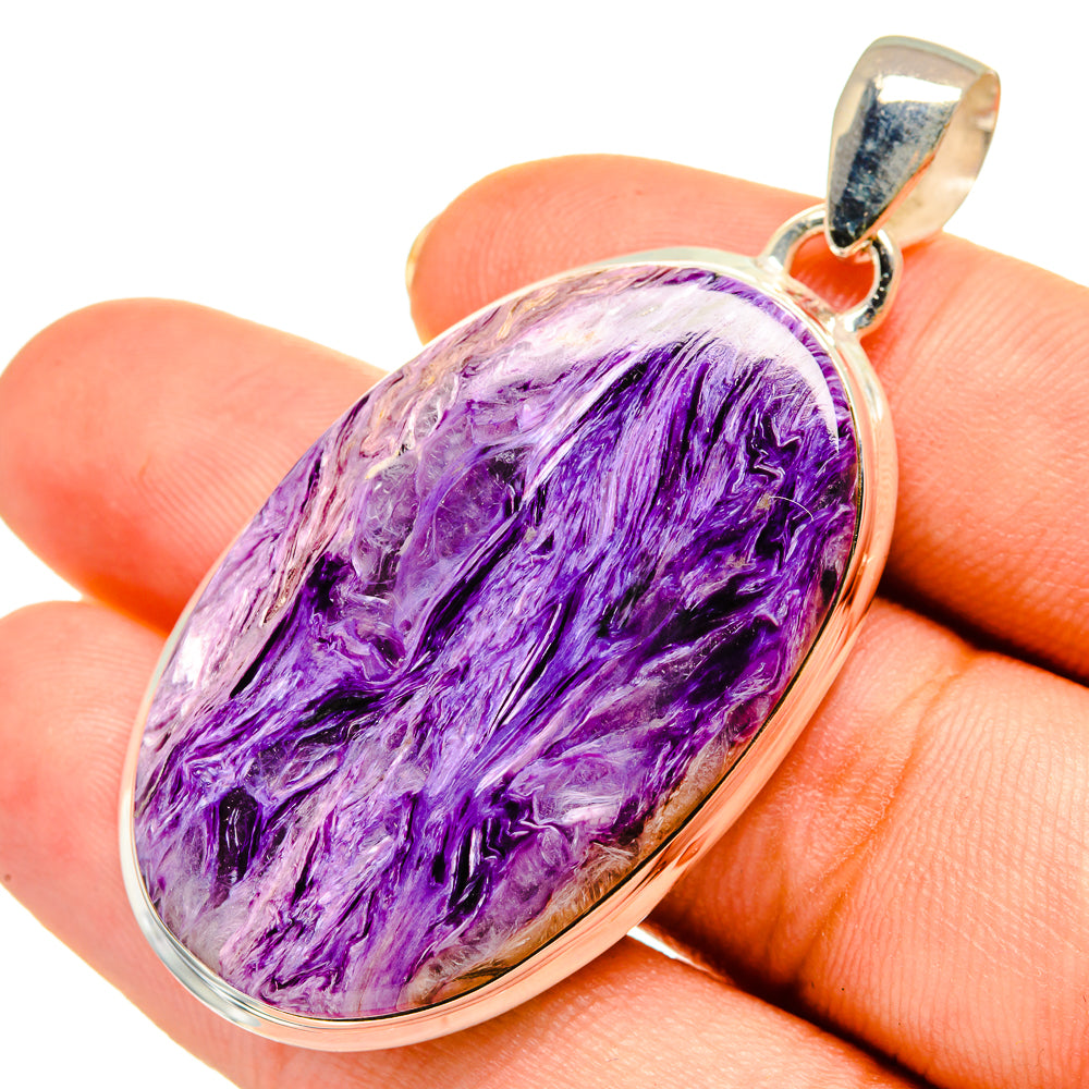 Charoite Pendants handcrafted by Anasilvercos - PD9191