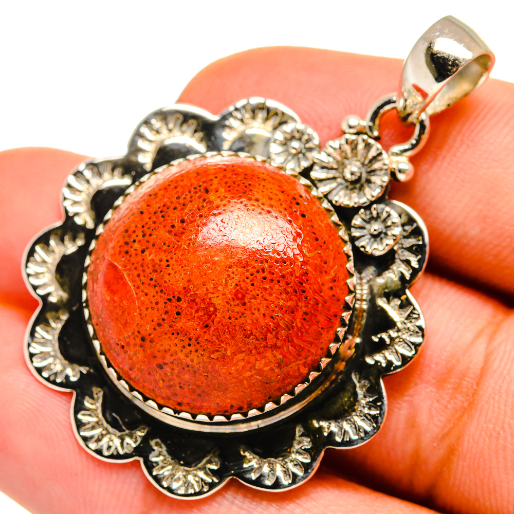 Sponge Coral Pendants handcrafted by Anasilvercos - PD9195