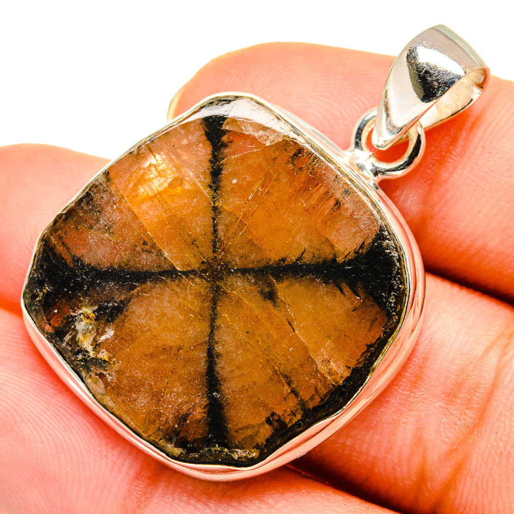 Chiastolite Pendants handcrafted by Anasilvercos - PD9250