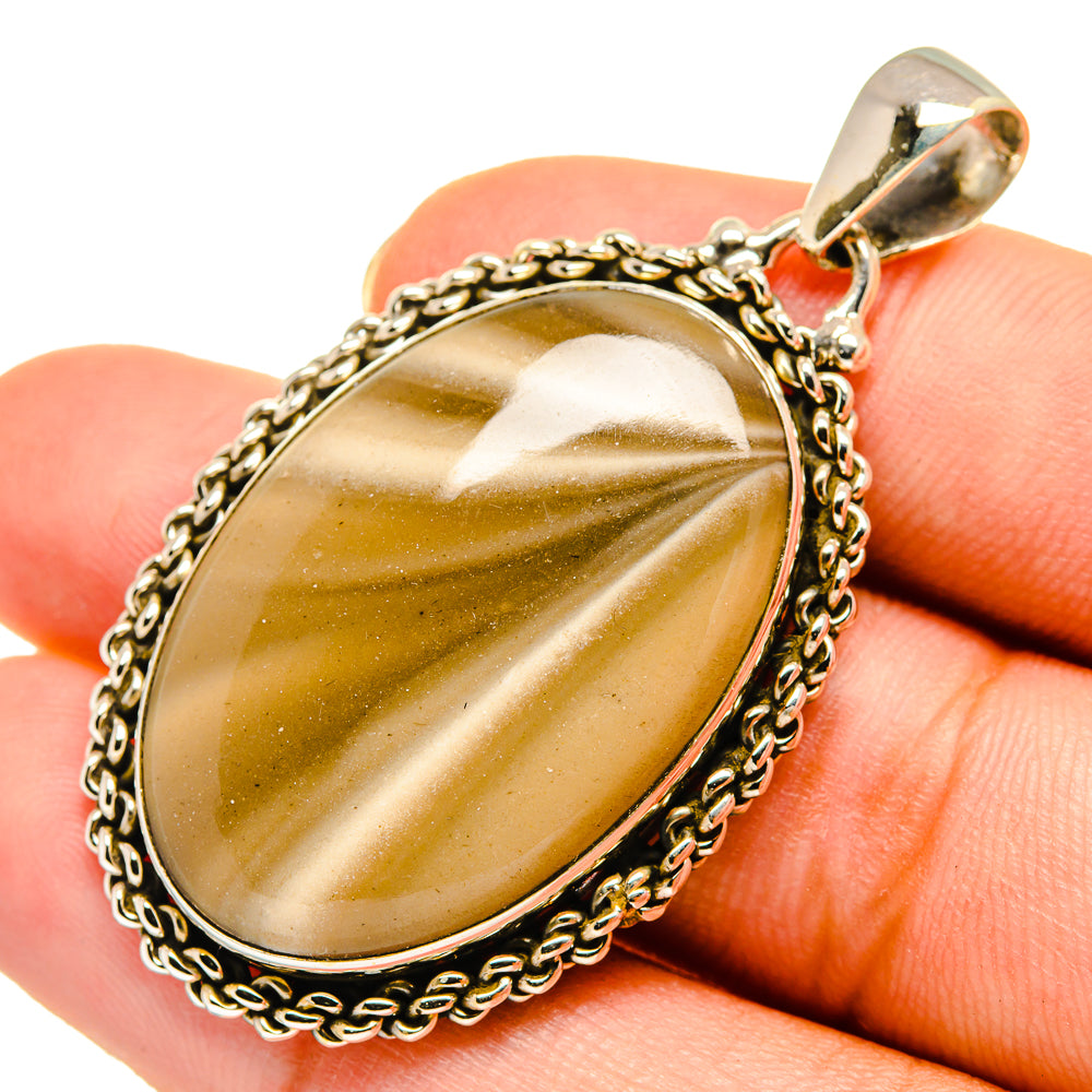 Peanut Wood Jasper Pendants handcrafted by Anasilvercos - PD9253