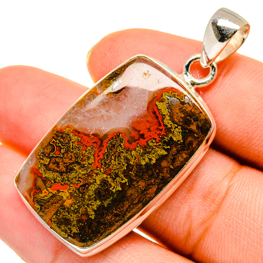 Moroccan Agate Pendants handcrafted by Anasilvercos - PD9269