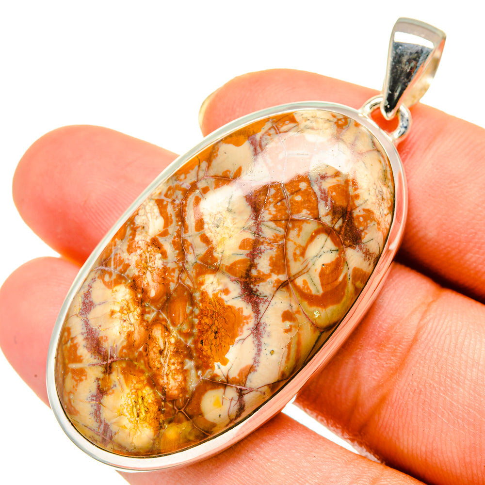 Poppy Jasper Pendants handcrafted by Anasilvercos - PD9272