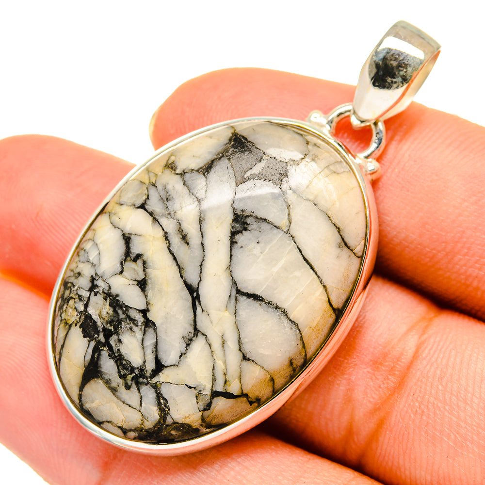 Chrysanthemum Stone Pendants handcrafted by Anasilvercos - PD9293
