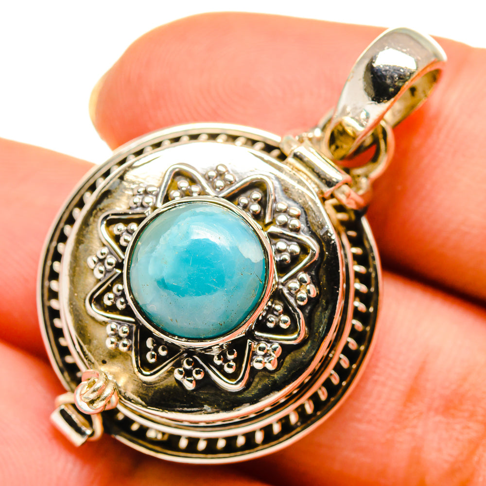 Larimar Pendants handcrafted by Anasilvercos - PD9438
