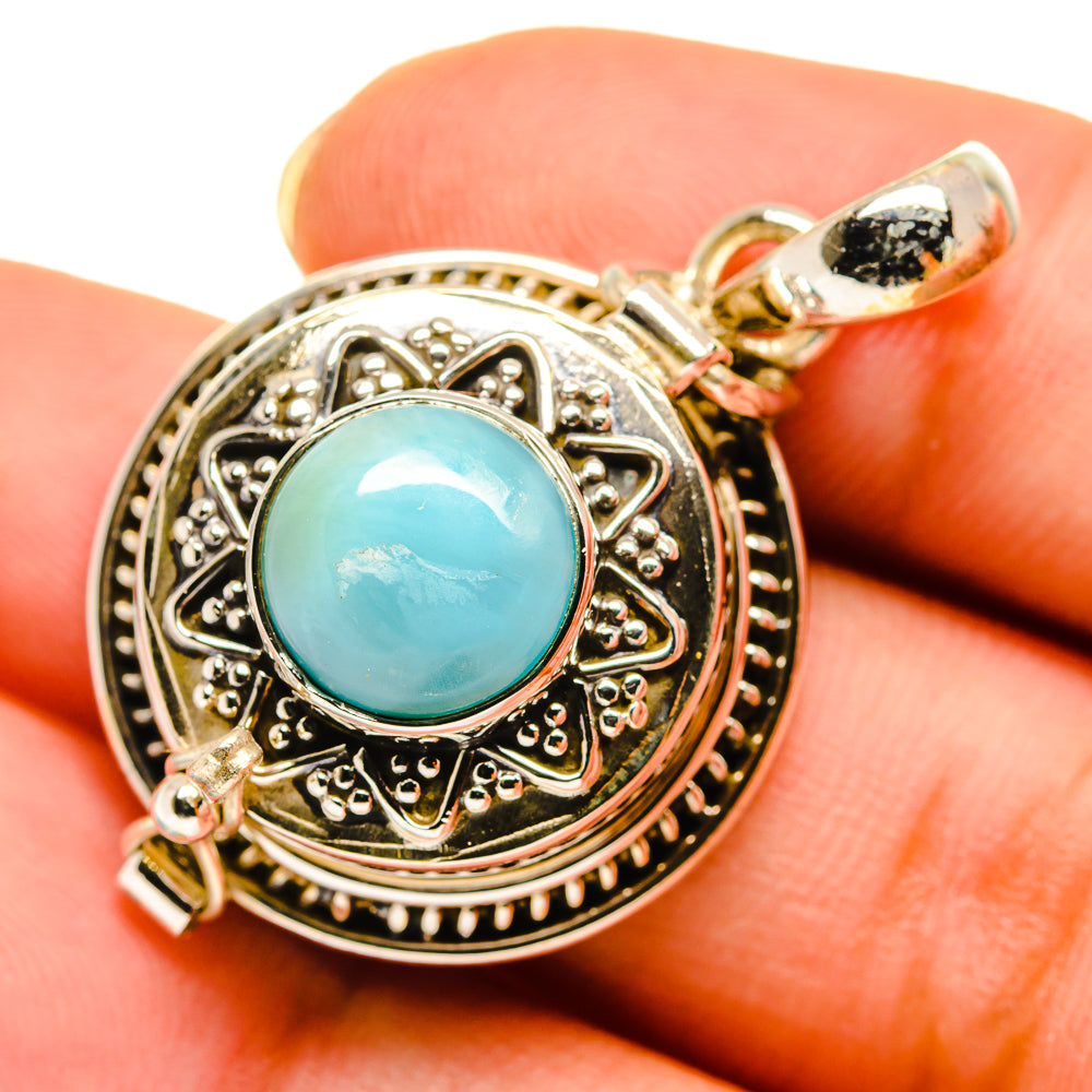 Larimar Pendants handcrafted by Anasilvercos - PD9442