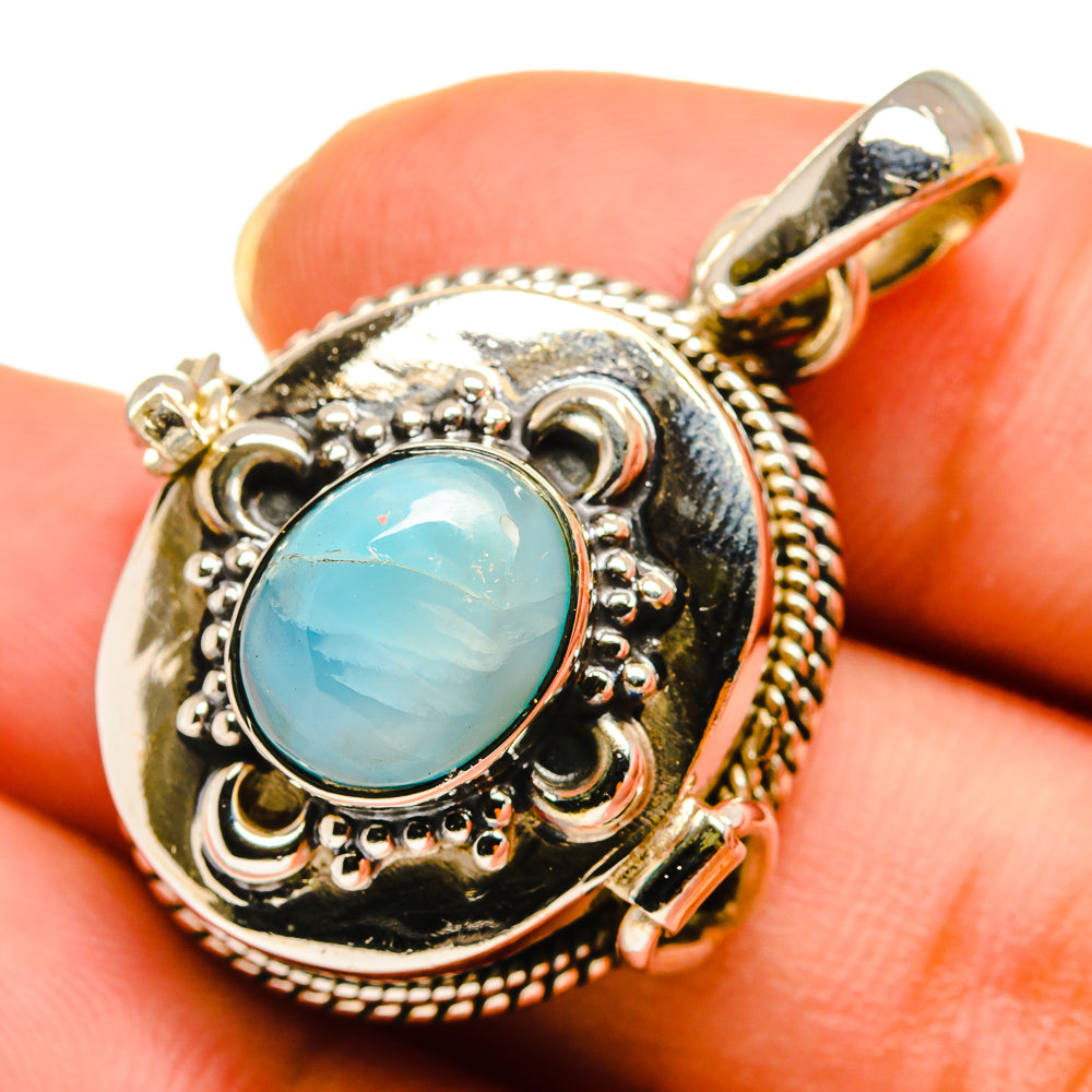 Larimar Pendants handcrafted by Anasilvercos - PD9443