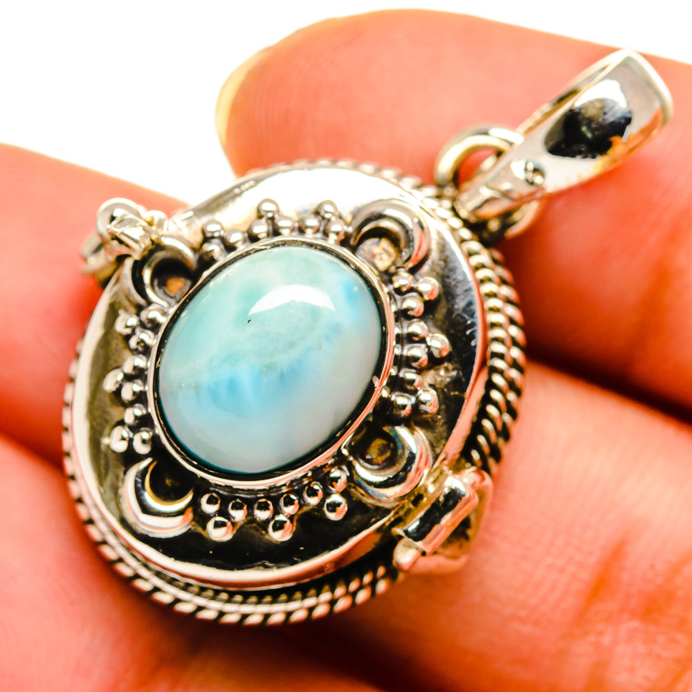 Larimar Pendants handcrafted by Anasilvercos - PD9446