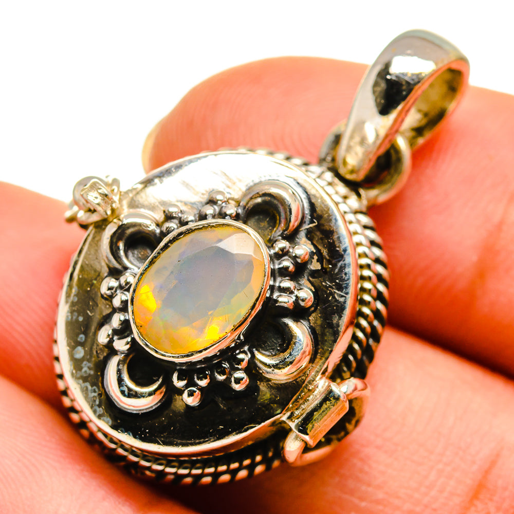 Ethiopian Opal Pendants handcrafted by Anasilvercos - PD9455