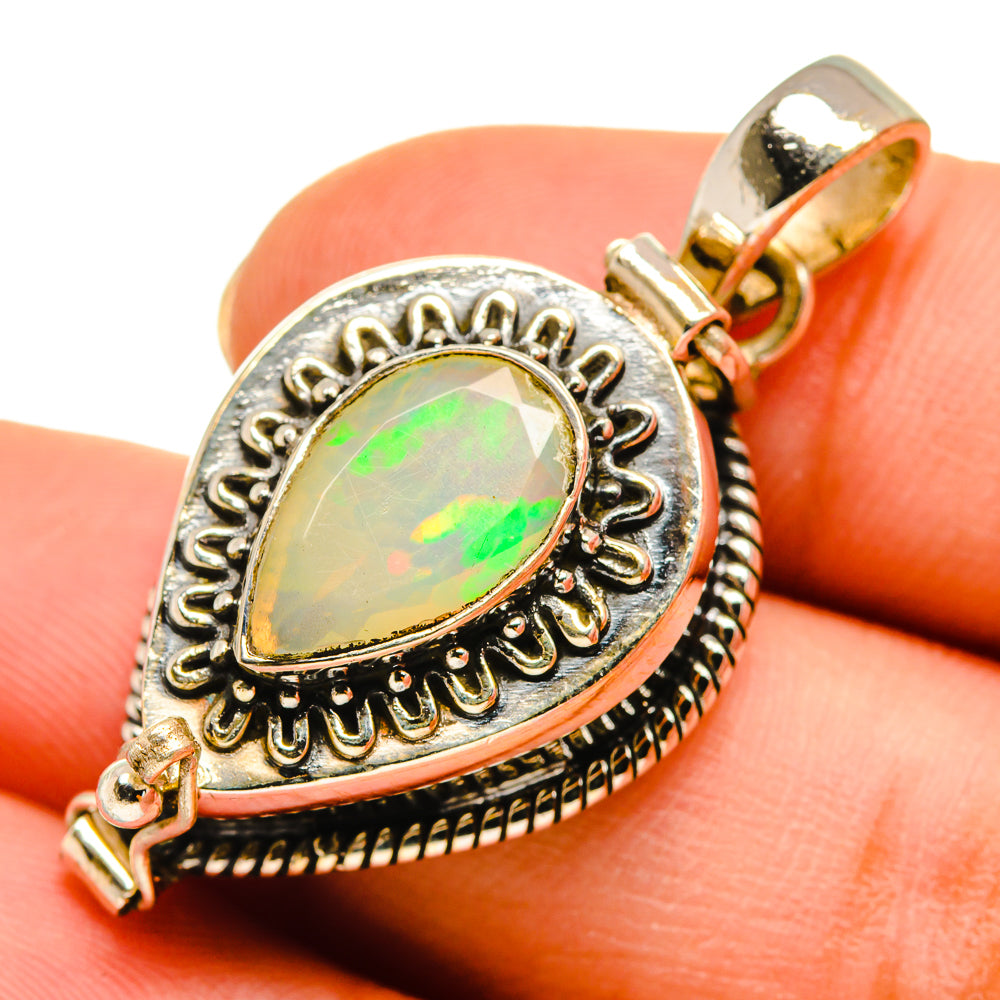 Ethiopian Opal Pendants handcrafted by Anasilvercos - PD9457