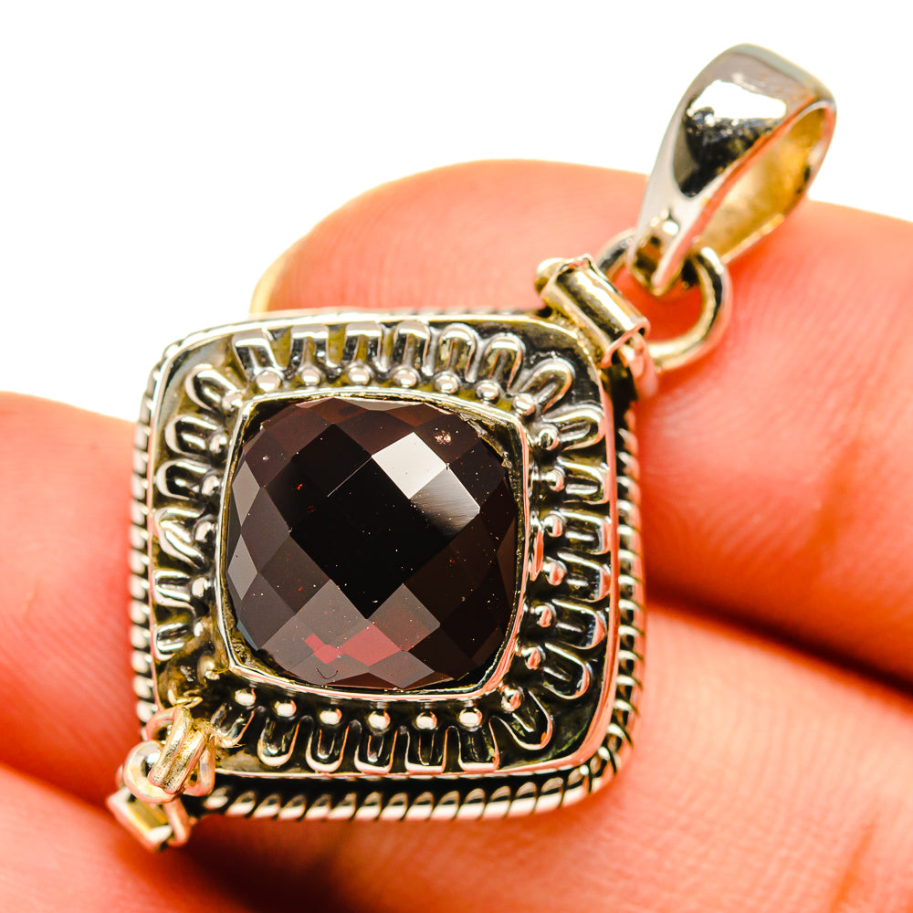 Garnet Pendants handcrafted by Anasilvercos - PD9465