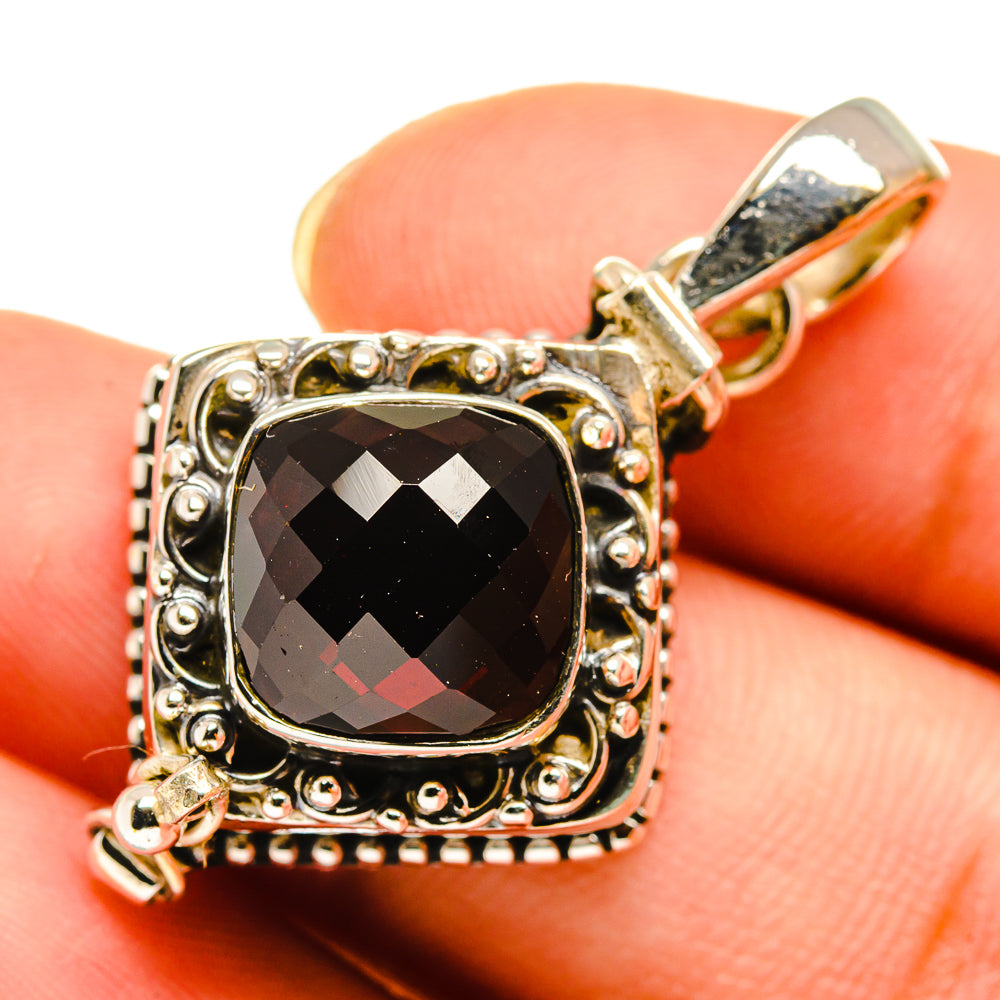 Garnet Pendants handcrafted by Anasilvercos - PD9466