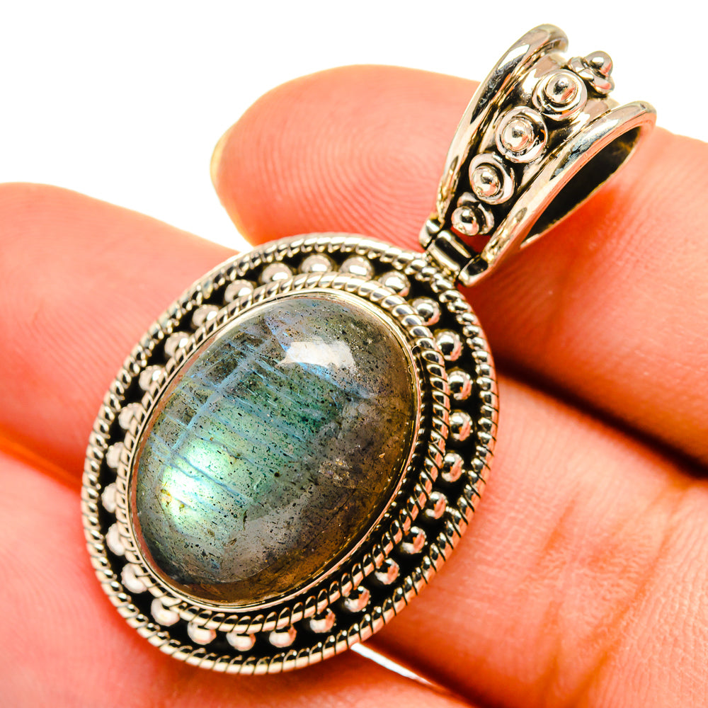 Labradorite Pendants handcrafted by Anasilvercos - PD9482