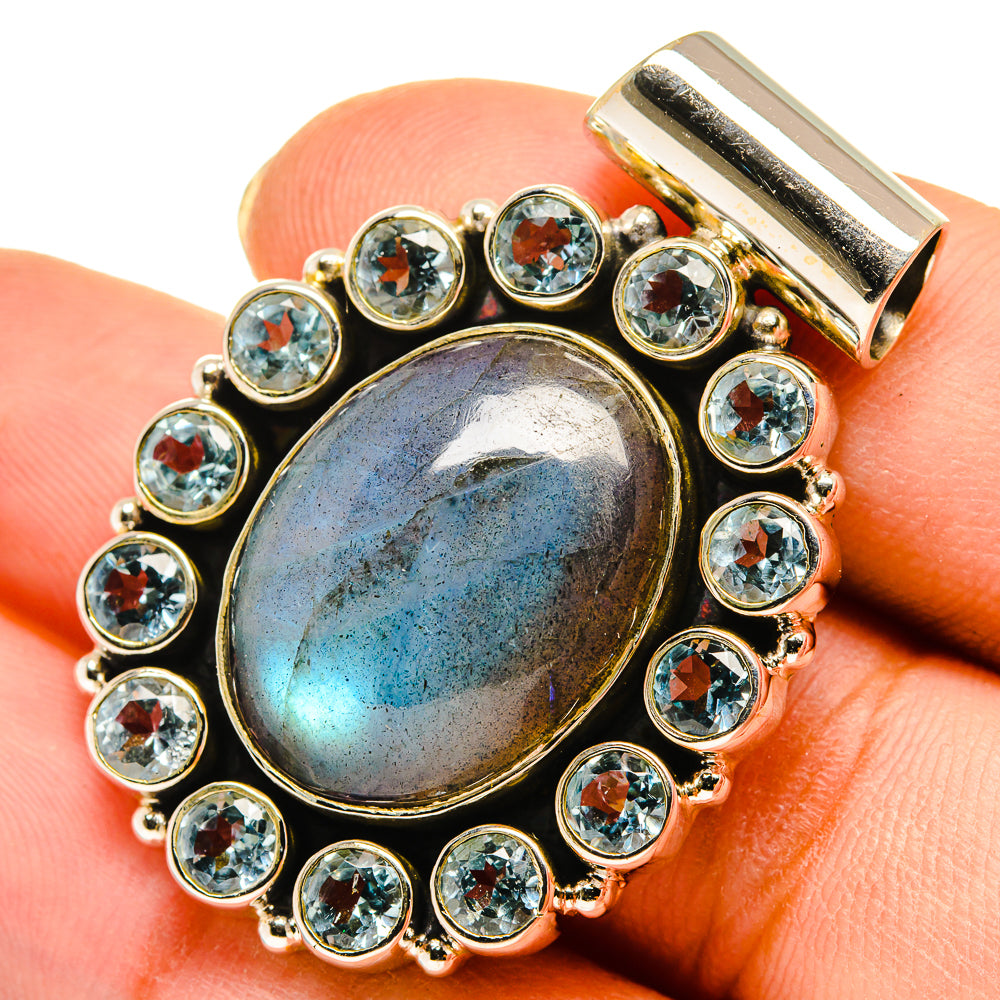 Labradorite Pendants handcrafted by Anasilvercos - PD9485