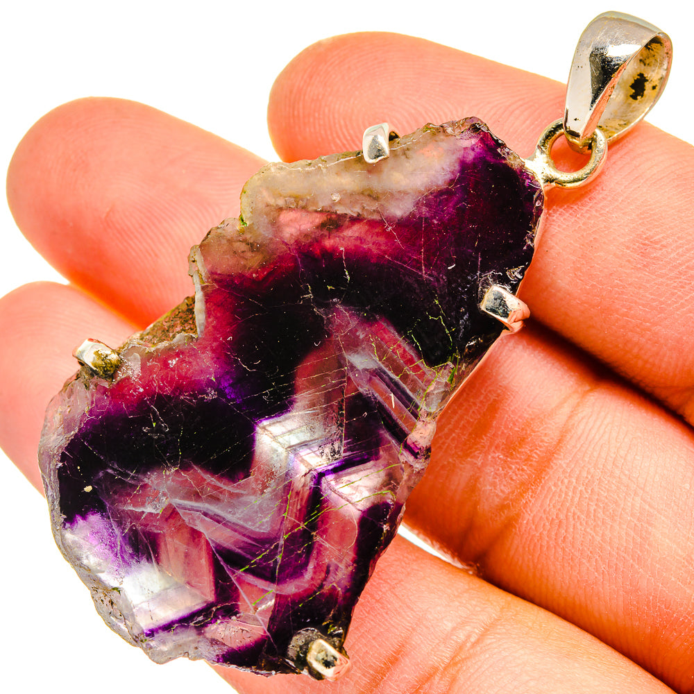 Fluorite Pendants handcrafted by Anasilvercos - PD9495