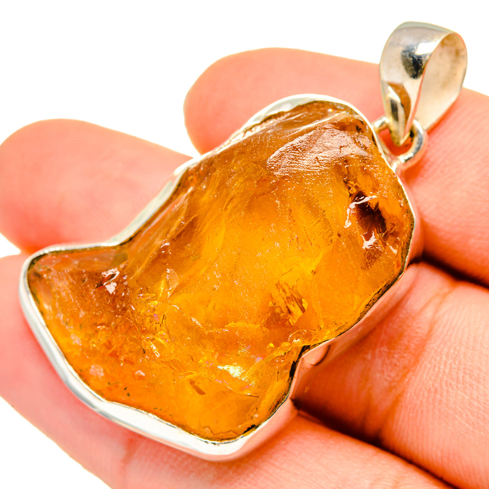 Citrine Pendants handcrafted by Anasilvercos - PD9510