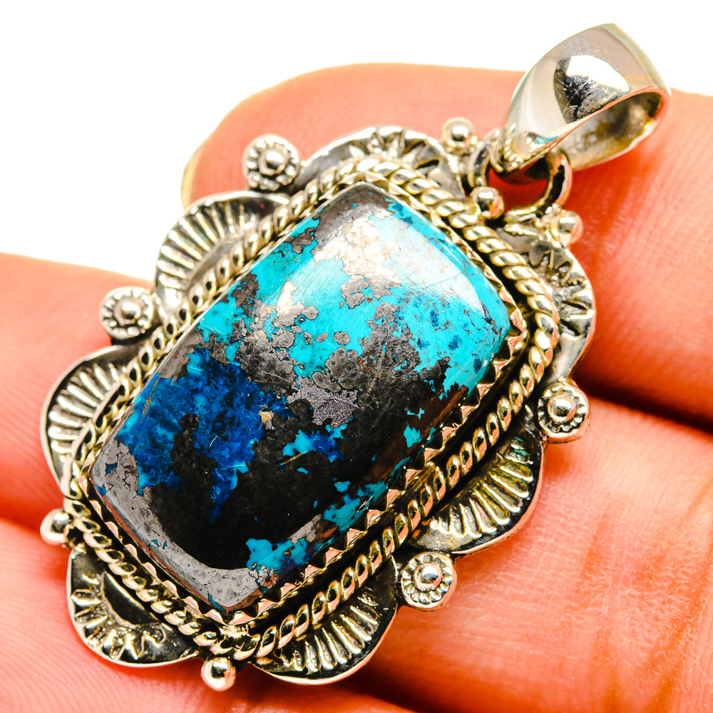 Shattuckite Pendants handcrafted by Anasilvercos - PD9522