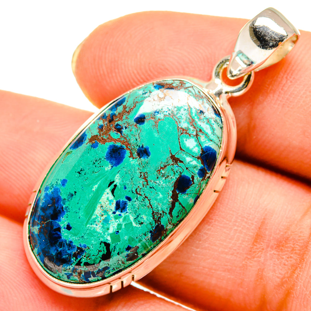 Shattuckite Pendants handcrafted by Anasilvercos - PD9524