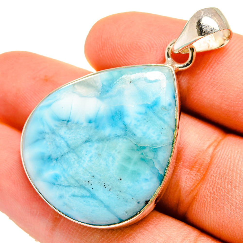 Larimar Pendants handcrafted by Anasilvercos - PD9543